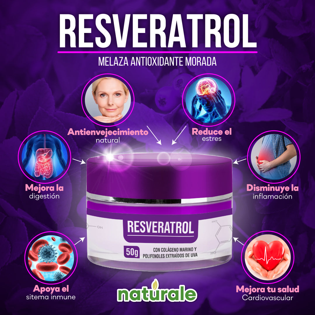 RESVERATROL™ – Antioxidante Premium para Bienestar y Vitalidad (50g)