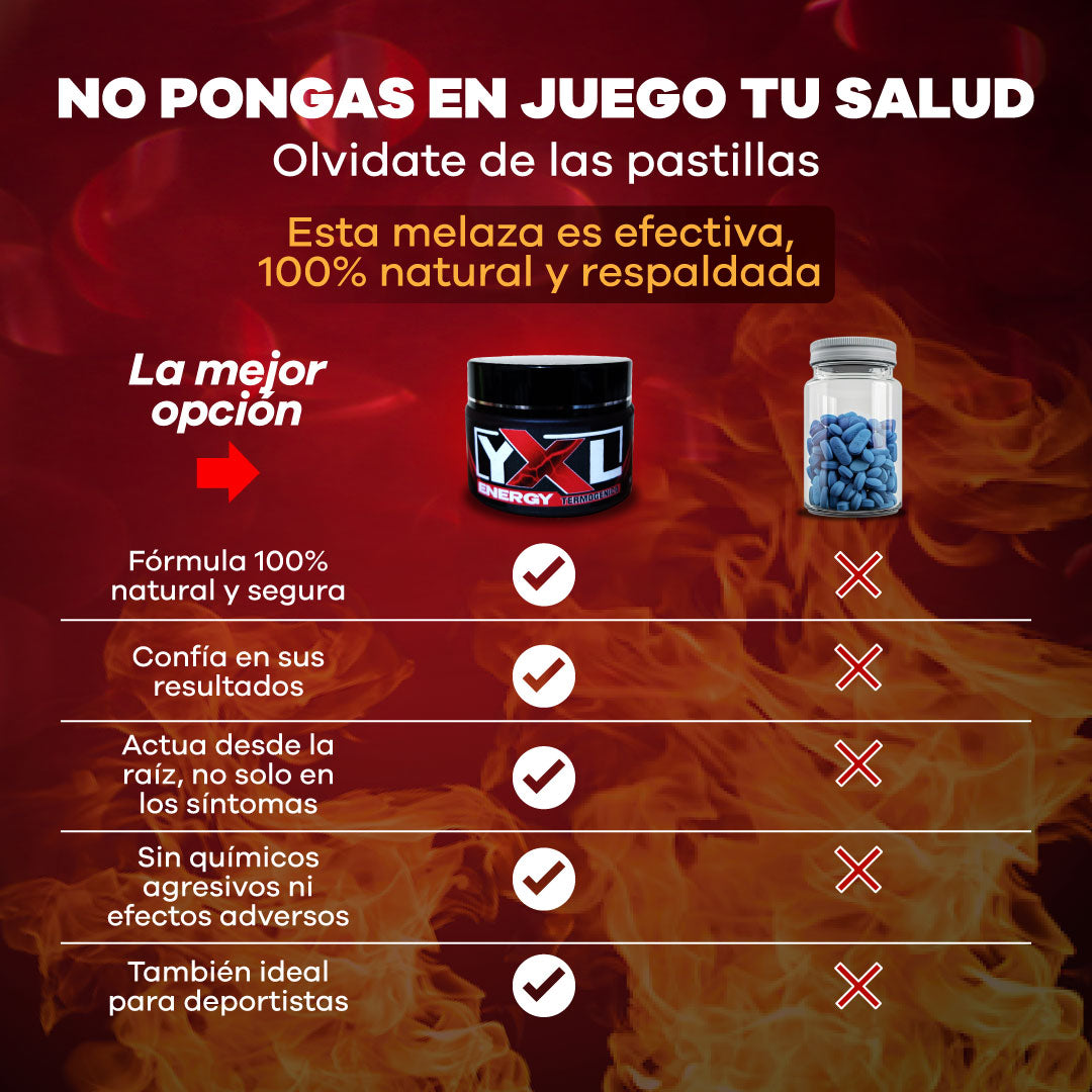 YXL ENERGY™ – Potenciador Sexual 100% Natural