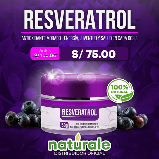 RESVERATROL™ – Antioxidante Premium para Bienestar y Vitalidad (50g)