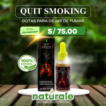 QUIT SMOKING - (Gotas Naturales para Dejar de Fumar)