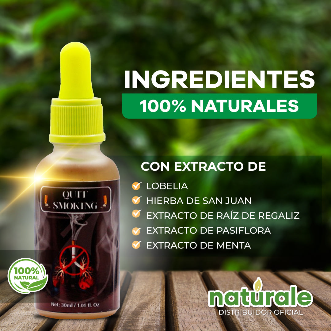 QUIT SMOKING - (Gotas Naturales para Dejar de Fumar)